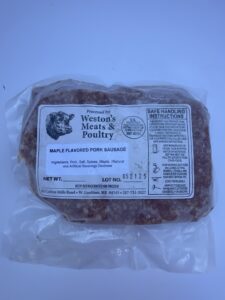 Maple Pork Sausage