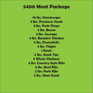 $400 Meat Package